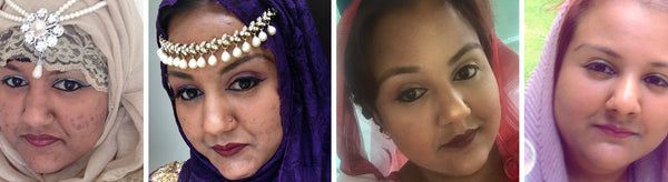 "It feels liberating to go out with a make-up free face!"