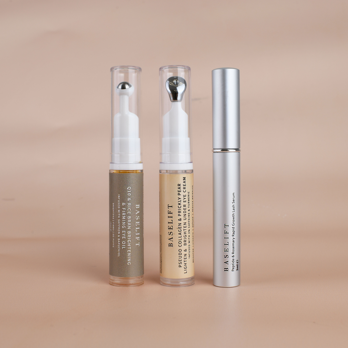 BF25 Brighten & Define Eye Trio — Lash Serum, Under-Eye Cream & Eye Oil