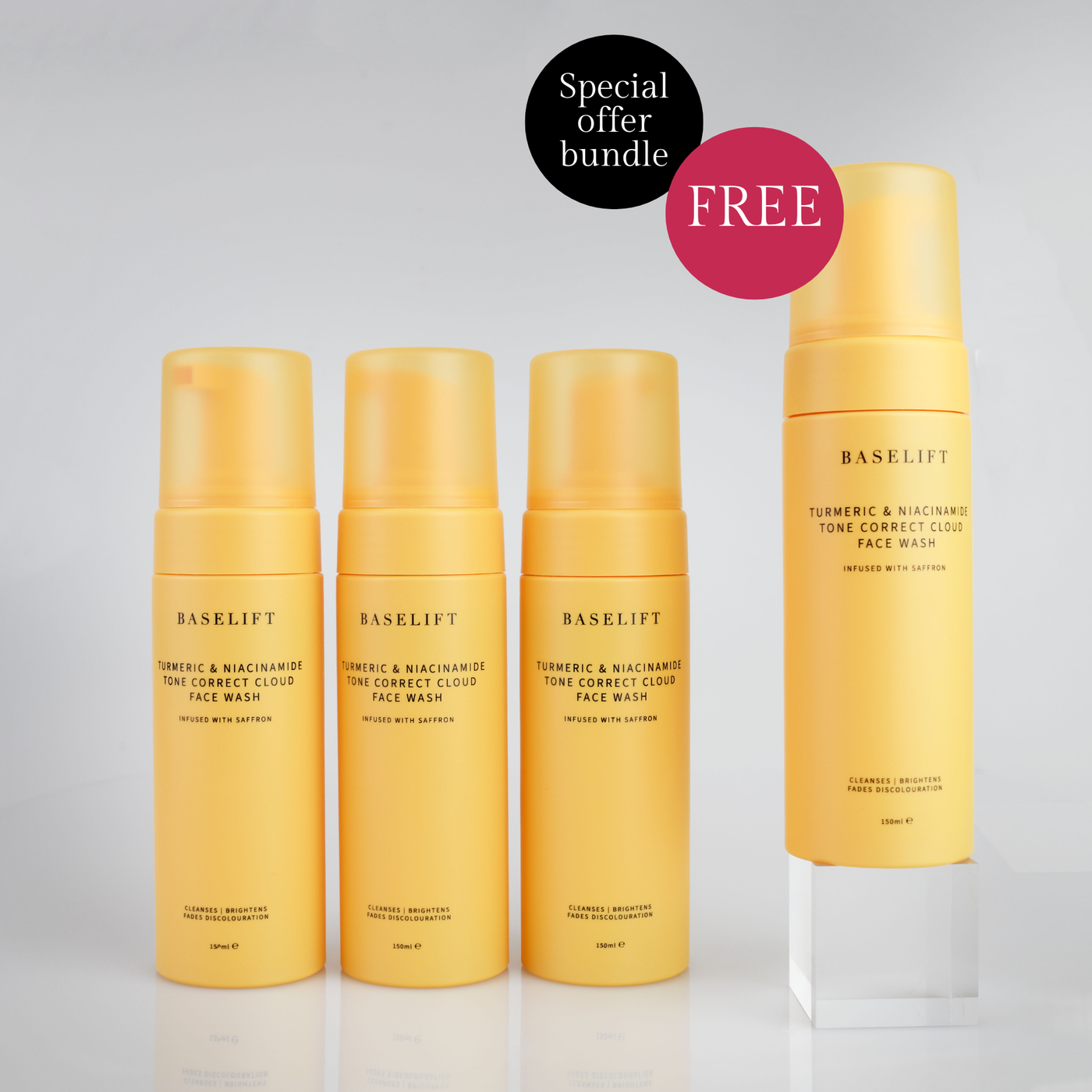 Special Offer - FREE Foam Wash: Turmeric & Niacinamide Tone Correct Cloud Face Wash | 150ml