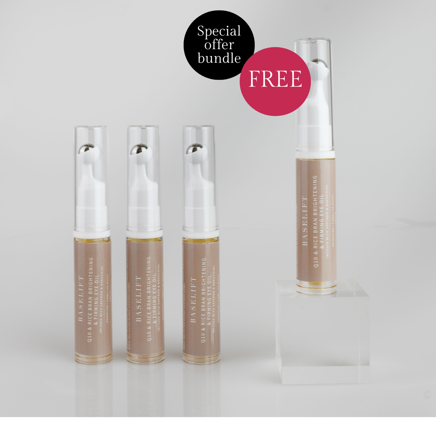 Special offer - FREE Eye Oil: Q10 & Rice Bran Brightening & Firming Eye Oil | 10ml