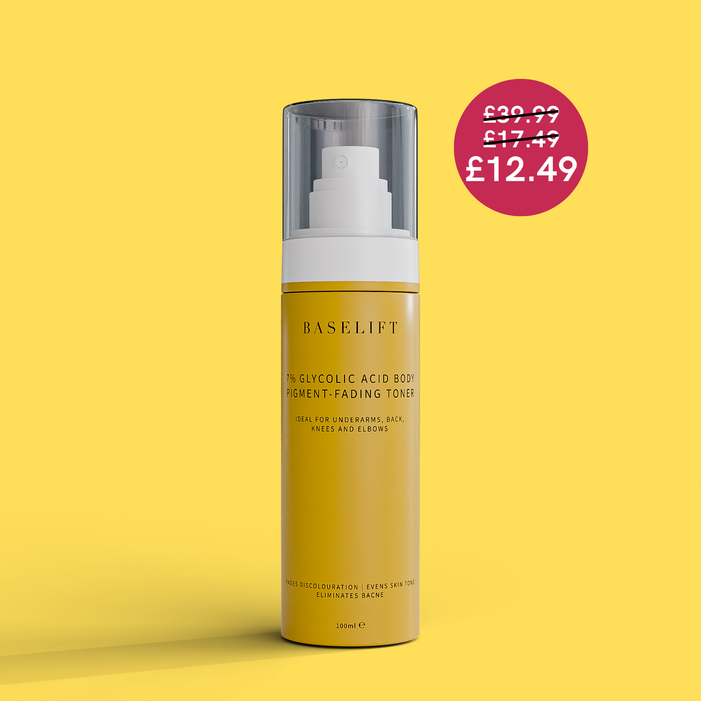 7% Glycolic Acid Body Pigment-Fading Toner | 100ml